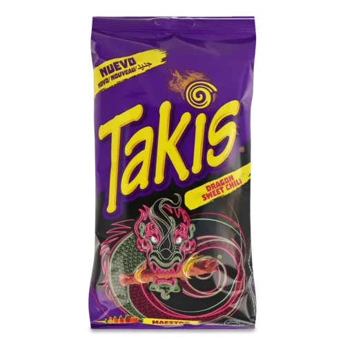 Снек Takis Dragon Кукурудзяні Тортильї Солодкий Чилі, 150г