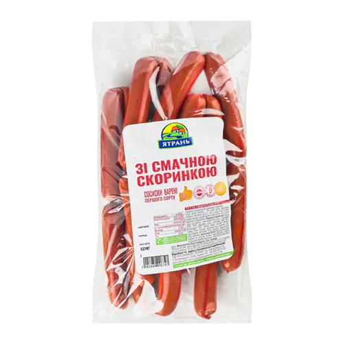 Сосиски Ятрань зі смачною скоринкою, 1 кг