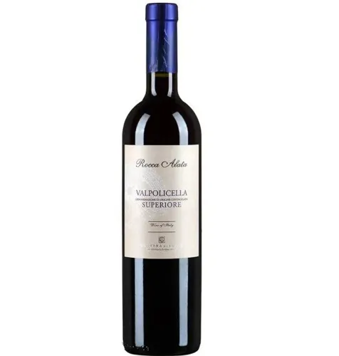 Вино Rocca Alata Valpolicella Superiore, червоне, сухе, 12,5%, 0,75л