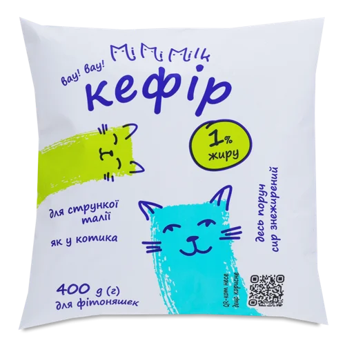 Кефір 1% Mimimilk, м/у, 400 г