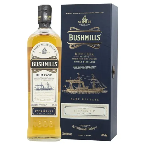Віскі Bushmills Steamship Rum Cask Reserve 40% 0,7л