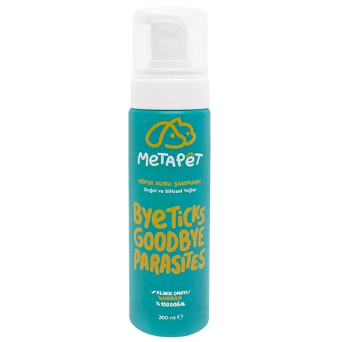 Шампунь Metapet Bye Ticks Goodbye Parasites для собак пінний 200мл