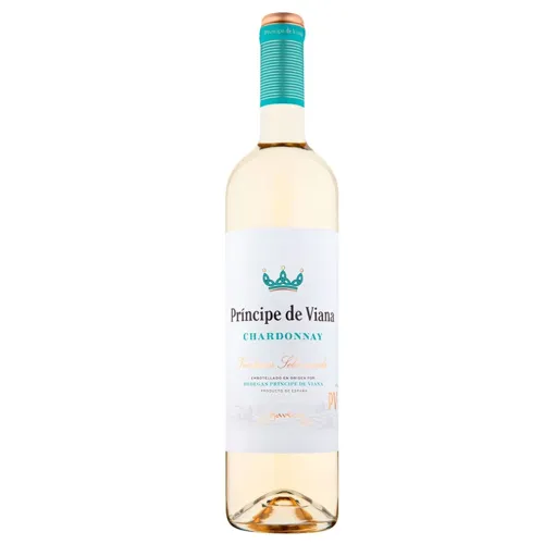 Вино Principe de Viana Chardonnay біле сухе 13% 0,75л