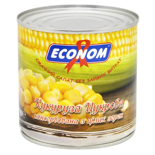 Кукурудза Econom цукрова 425г
