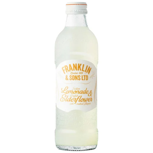 Напій газований Franklin & Sons лимонад та бузина 275мл