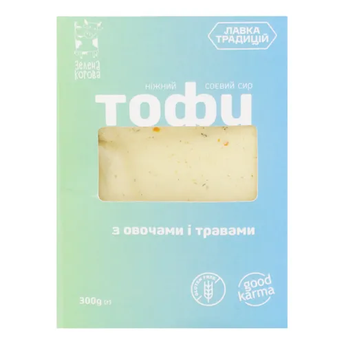 Тофу з овочами Зелена корова 300г