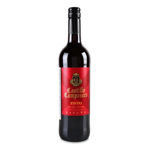 Вино Castillo Camposeco Tinto, Красне Сухе, в/ґ, 0.75л