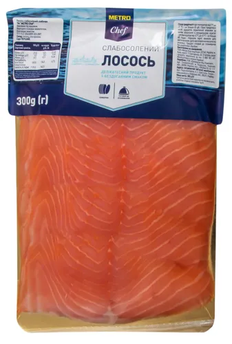Лосось нарізка Metro Chef соломкою вищого ґатунку 300г