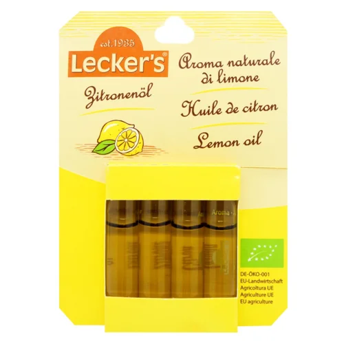 Олія лимонна Lecker's органічна 4шт х 2мл