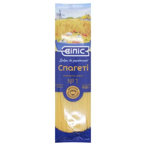 Макаронні вироби Віліс №1 спагеті 450г
