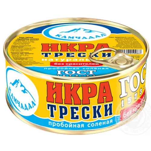 Ікра тріски Камчадал 80г