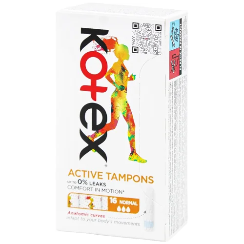 Тампони Kotex Active Нормал 3 крапельки 16шт