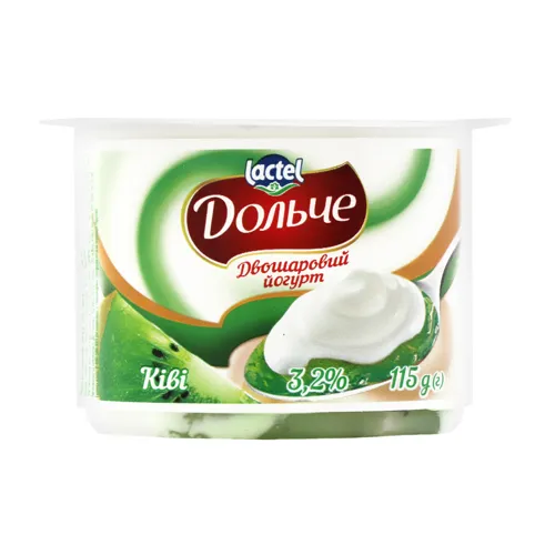 Йогурт 3.2% двошаровий Ківі Дольче ст 115г
