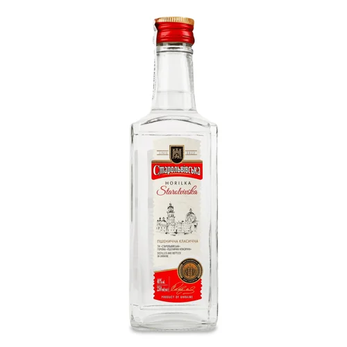 Горілка Старольвівська Пшенична класична 0,25л