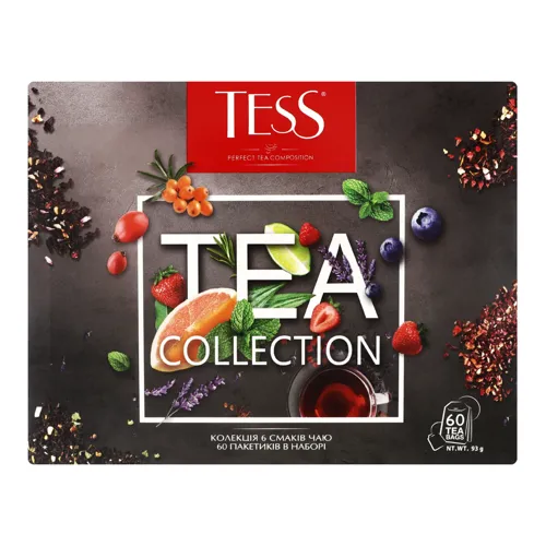 Набір чаїв Tea Collection Tess картонна упаковка 93г