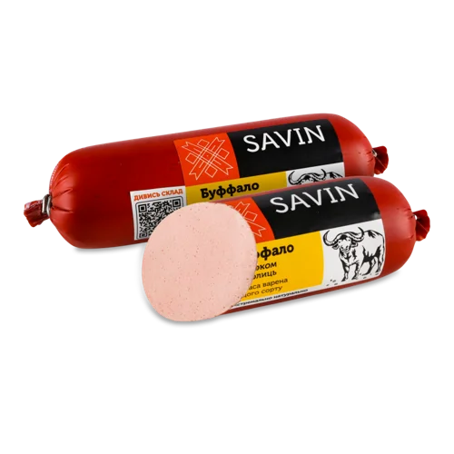 Ковбаса Варена З Молоком Буйволиць Буффало Savin, кг