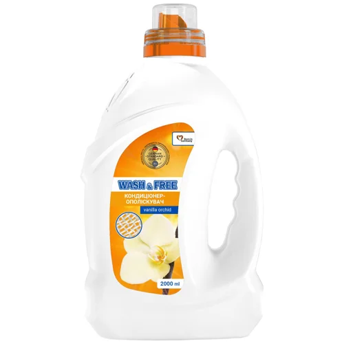 Кондиціонер-ополіскувач Wash&Free Ванільна орхідея 2л