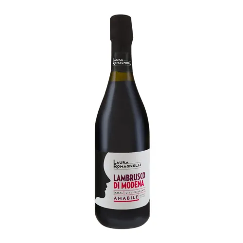 Вино напівігристе червоне напівсухе Lambrusco di Modena Laura Romagnelli 0.75л 8%