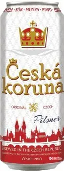 Упаковка пива Ceska Koruna Pilsner світле фільтроване 4.1% 0.5л x 12 шт
