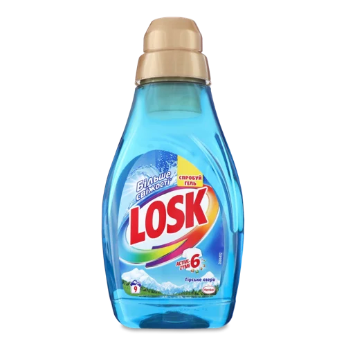 Засіб для Прання Рідкий Гірське Озеро Losk, В/ґ, 450мл