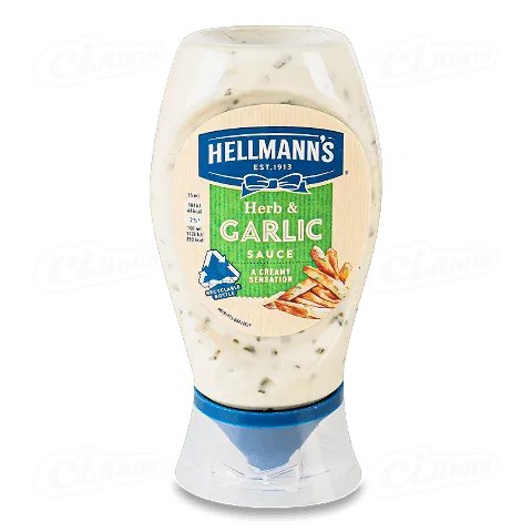 Соус Hellmann's Garlic & Herb 250мл