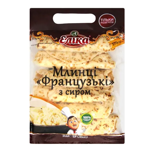 Млинці з сиром заморожені Французькі Еліка м/у 370г