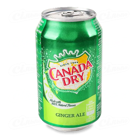 Напій Canada Dry Ginger Ale з залізної банки, 0,33л