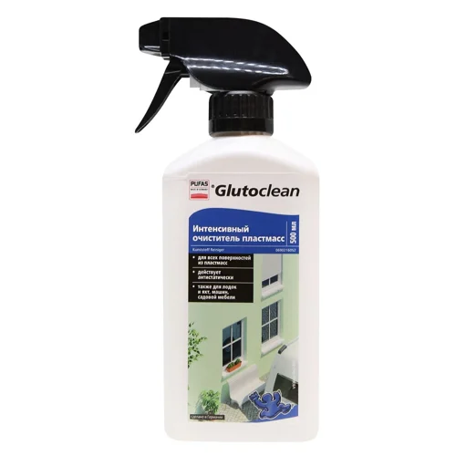 Засіб чистячий Glutoclean інтенсивний для пластмас 500мл
