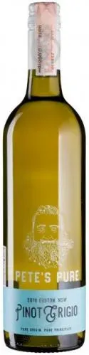 Вино біле сухе Pinot Grigio, Pete's Pure 0,750
