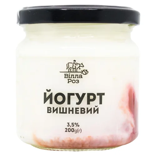 Йогурт Вілла Роз Вишневий 3,5% 200г