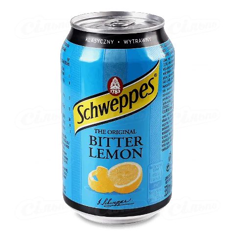 Напій Schweppes «Гіркий лимон» безалкогольний газований