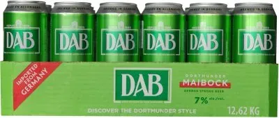 Пиво DAB Maibock світле фільтроване залізна банка 7% 0,5л