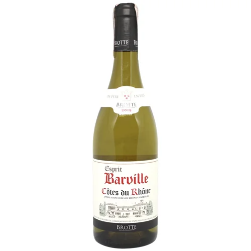 Вино Brotte S.A.Cotes du Rhone Esprit Barville Blanc біле сухе 14% 0,75л