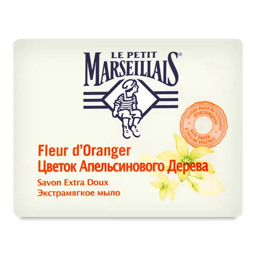 Туалетне Мило Екстрам'яке Квітка Апельсинового Дерева Le Petit Marseillais, 90г