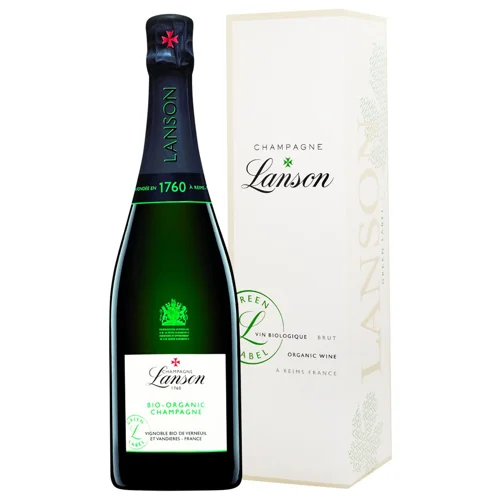 Шампанське Lanson Le Green Label Organic Brut біле брют 12,5% 0,75л