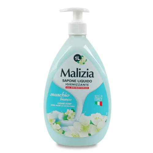 Мило рідке Malizia Білий мускус