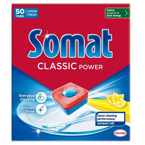 Таблетки для посудомийних машин Somat Classic Power Лимон 50шт