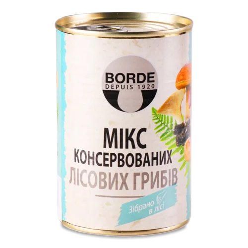 Мікс Borde Лісових грибів консервовані