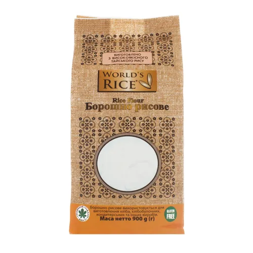 Борошно рисове World's Rice м/у 900г
