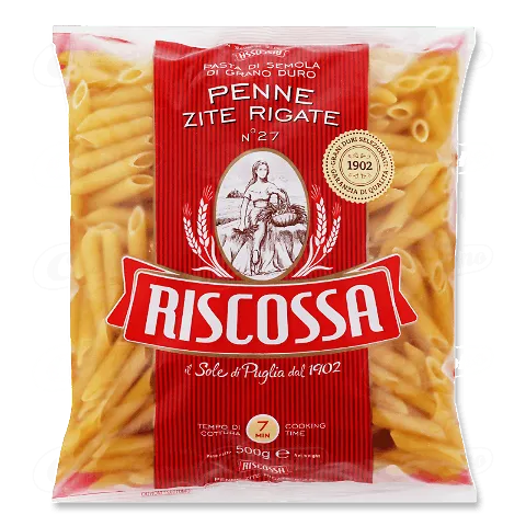 Макаронні вироби Riscossa «Пенне Зіте Рігате» пера, 500г