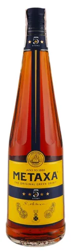 Напій алкогольний 1л 38% 5 зірок Metaxa пл