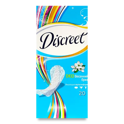Щоденні Прокладки Весняний Бриз Discreet, 20 шт
