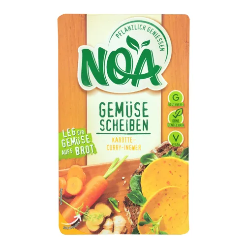 Овочеві скибочки морква-карі-імбир ТМ NOA
