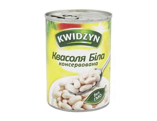Квасоля Kwidzyn біла консервована 400г