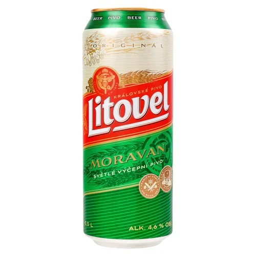Пиво Litovel Moravan світле 4,6% 0,5л