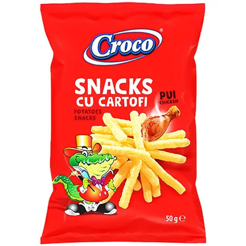 Снеки Croco картопляні зі смаком курки 50г