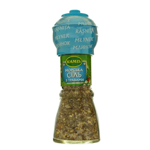 Приправа морська сіль з травами Млинок Kamis 78г