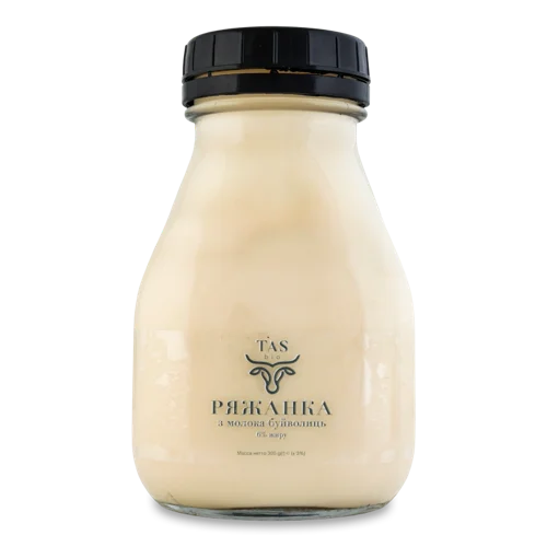 Ряжанка З Молока Буйволиць 6% TASbio, с/пл, 300г