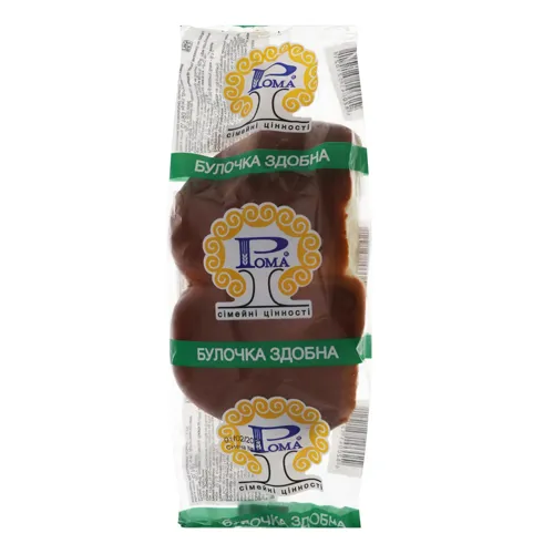 Булочка здобна Рома м'яка упаковка 0.193кг