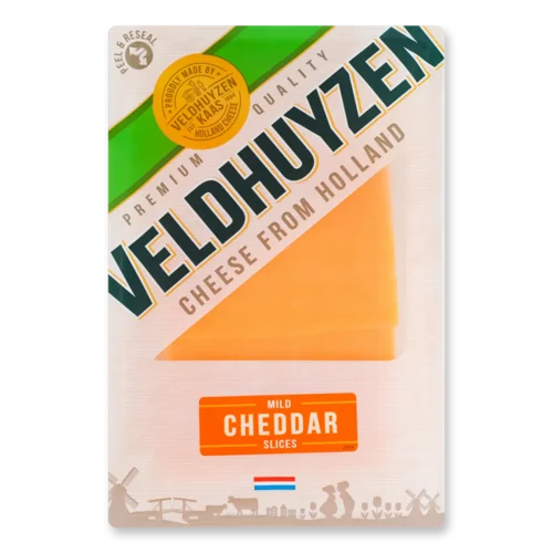 Сир Veldhuyzen Kaas «Чедер» 50%, слайси